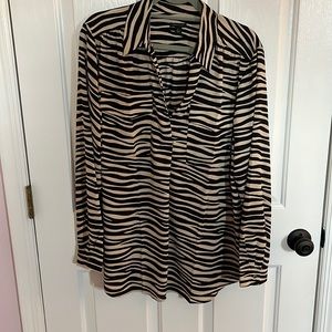 Tiger print blouse